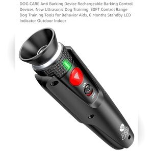 DOG CARE Anti Barking Device Rechargeable Ultrasonic Dog Training